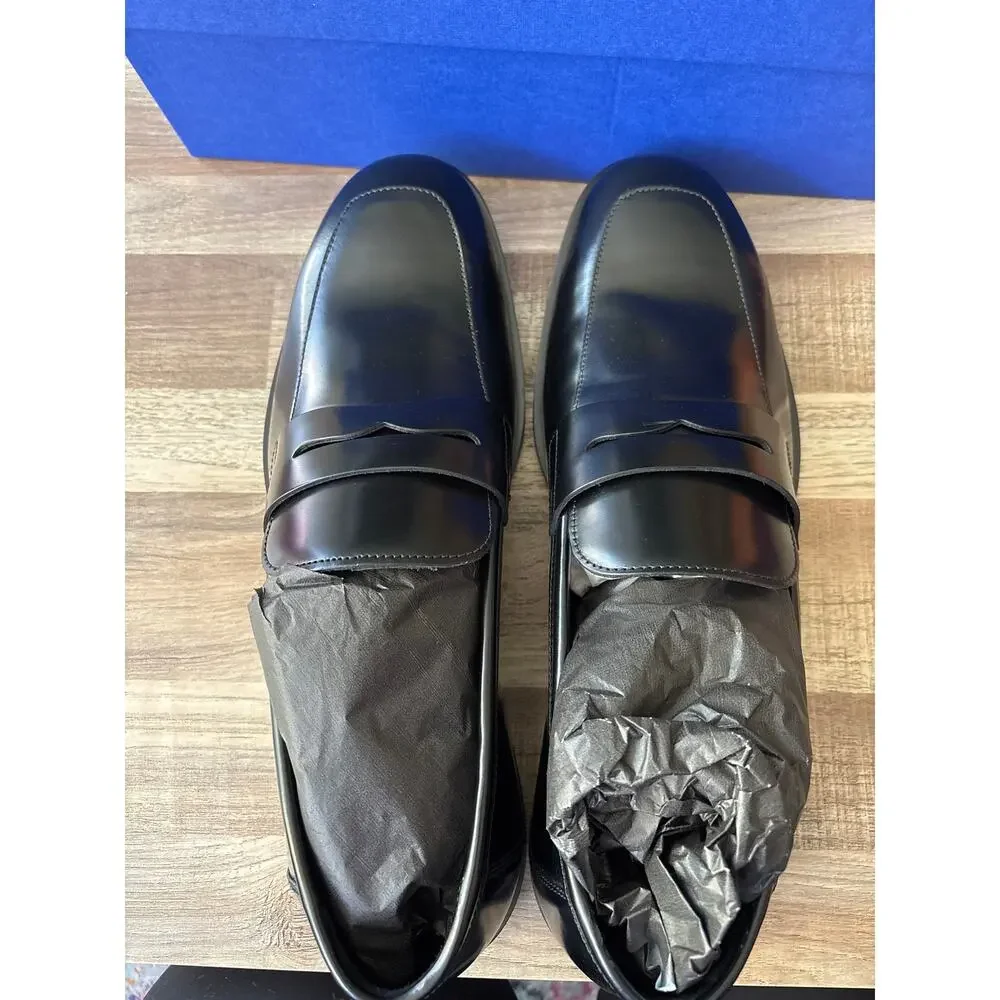 NWT Stuart Weitzman Club Classic Penny Loafer size 13 in Black